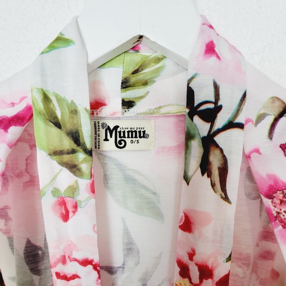 Show Me Your Mumu Brie Garden of Blooms Floral Robe - One Size - Picture 9 of 10